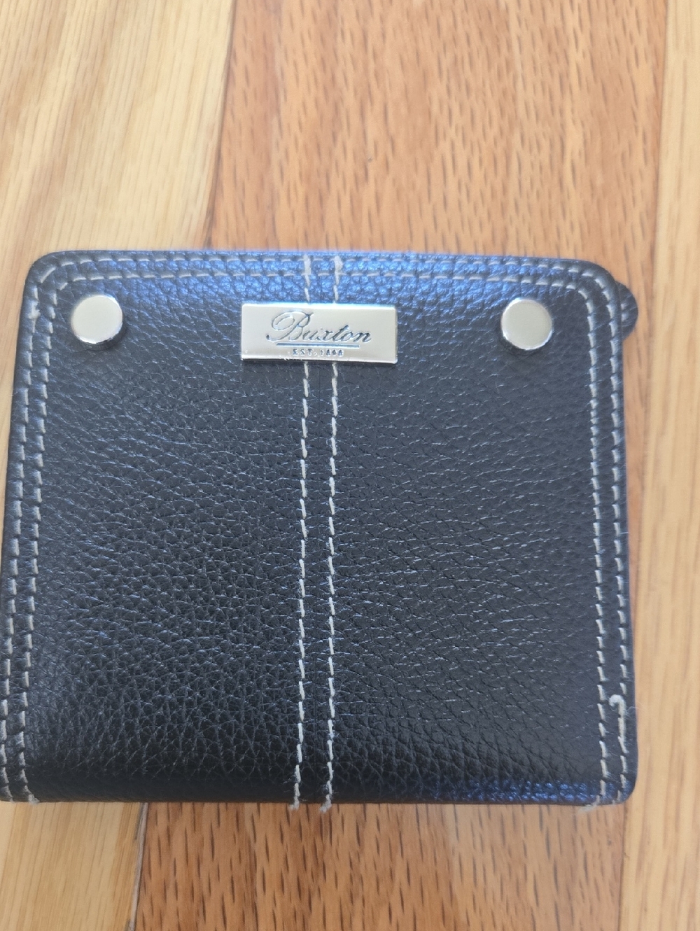 Buxton Black Leather WALLET